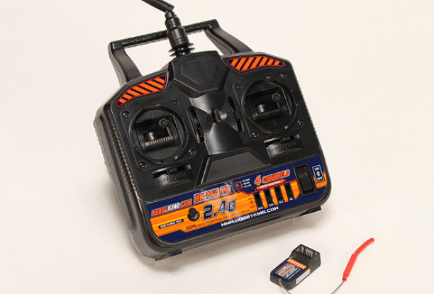 RC Gear: Transmitter and Receiver - Replacement HobbyKing Digital 2.4 gHz 4 Channel Radio