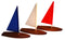 Toy Boat: Tippecanoe Boats T5 Wooden Toy Sailboats in Classics - Great Pool Toys