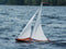 Wooden Sailboat Models: A Beautiful Wooden RC Sailboat Sailing