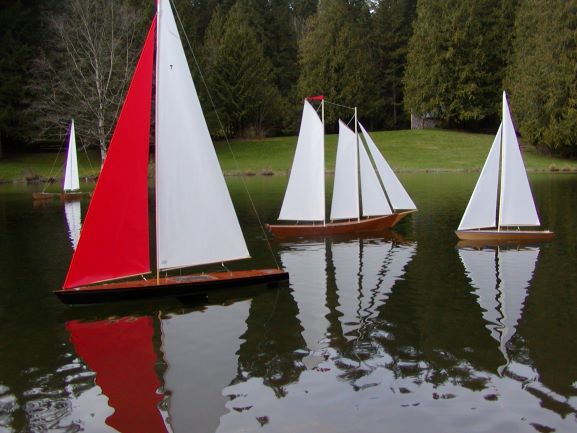 All Radio Controlled (RC) Model Boats, sail and powered