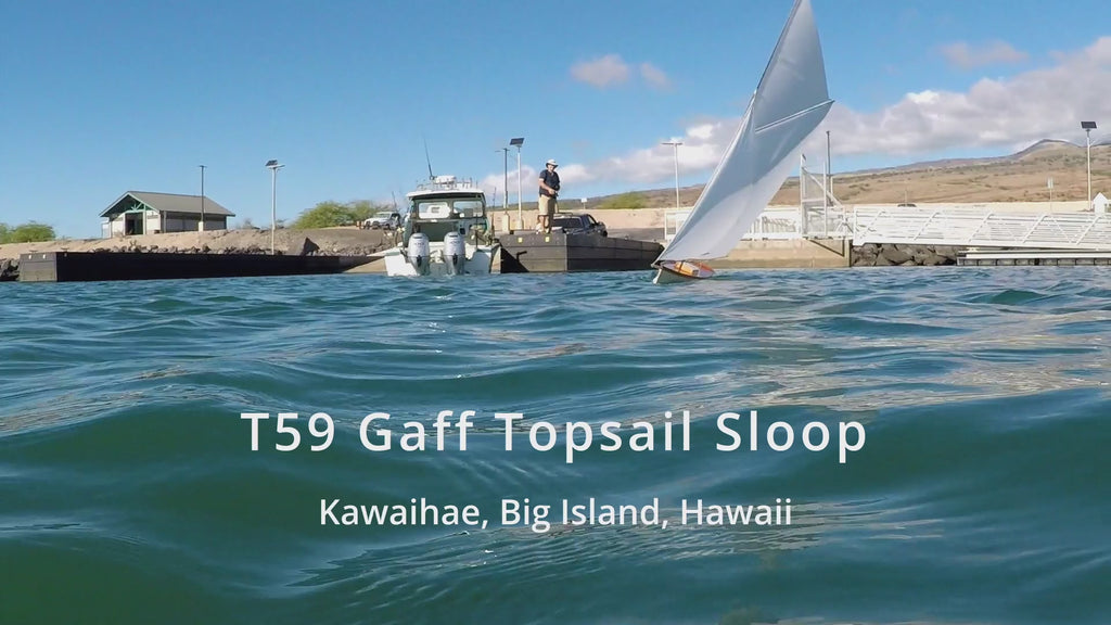 T59 Gaff Topsail Sloop Kit by Tippecanoe Boats