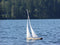 Wooden Sailboat Models: A Beautiful Wooden RC Sailboat Sailing 