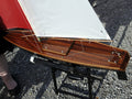 RC Sailboat Accessories: Veneer Deck Kit for T37 Wooden Model Boat Kit Provides a Beautiful Classic Model Boat Finish