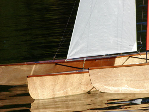 T50 RC Trimaran Kit | Fastest Wooden Model Sailboat